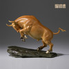 铜师傅《顶牛》办公室桌面铜摆件 家居装饰工艺品 商品缩略图1