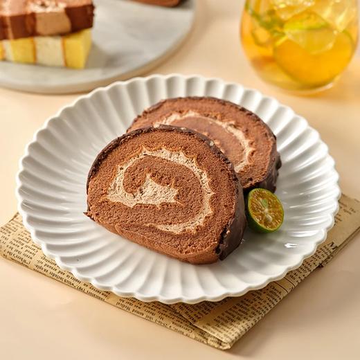 麦德龙 巧克力榛果海盐瑞士卷蛋糕 12片装 商品图3