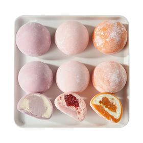 麦德龙 ‘’芋‘’柿‘’‘’莓‘’满三拼大福 540g盒（9只装）