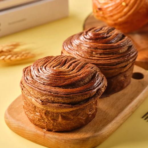 麦德龙 千层奶香手撕面包（果仁味+可可味+原味）6只/盒 商品图4