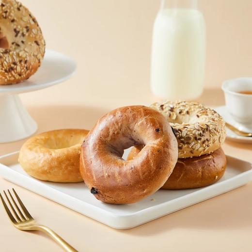 麦德龙 麦臻选 贝果组合8粒（原味&蓝莓&全麦&碱水）560g 商品图5