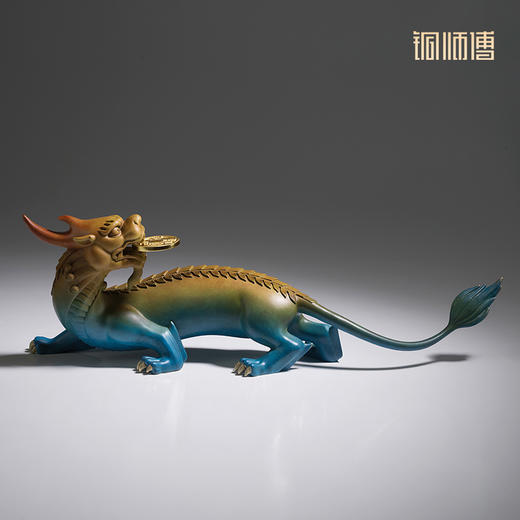 铜师傅 铜摆件《八方来财》铜工艺品 家居饰品貔貅客厅桌面装饰 商品图3