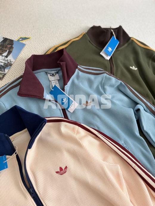 ad originals WAFFLE TRACK TOP 华夫格 针织宽松长袖夹克 男女同款 商品图6