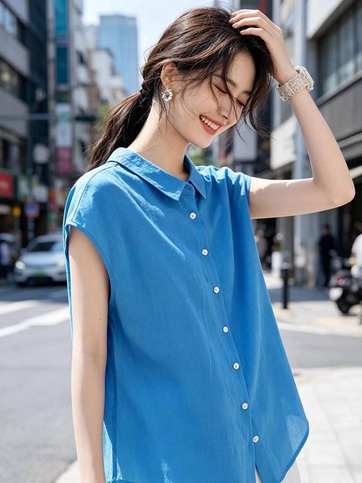 touc*克莱因蓝衬衫 商品图2