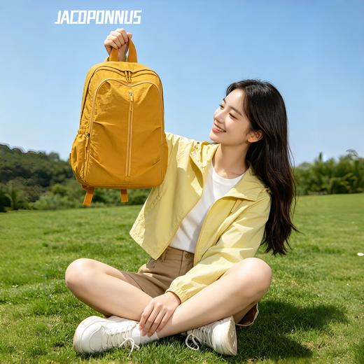 [JACOPONNUS软壳双肩包]可折叠轻便防泼水大容量 20L轻松收纳 多场景使用LJW 商品图4