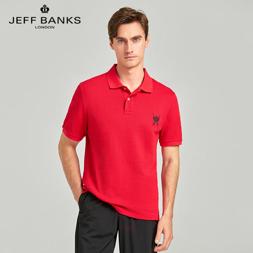 清仓【英国高端男装】JEFF BANKS 珠地棉网孔POLO衫 JBP2023001  纯色简洁 时尚百搭 简约版型 商务休闲通勤 商品图10