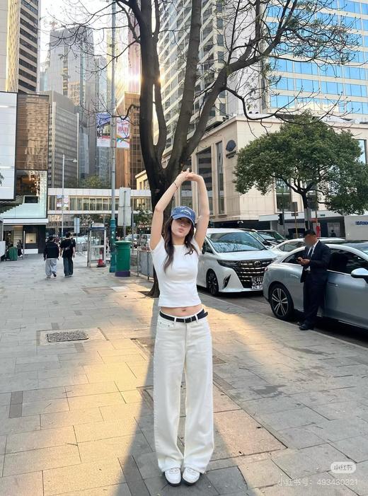 小禾同款莱塞尔直筒阔腿牛仔裤 商品图4