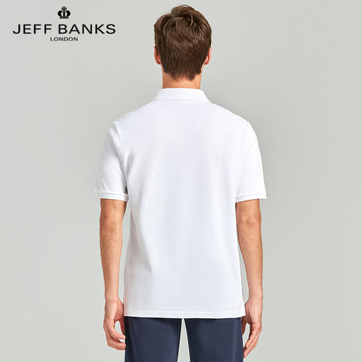 清仓【英国高端男装】JEFF BANKS 珠地棉网孔POLO衫 JBP2023001  纯色简洁 时尚百搭 简约版型 商务休闲通勤 商品图5