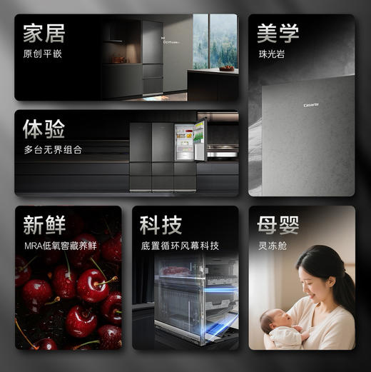 卡萨帝（Casarte）冰箱 BCD-415WGCD3M4GTU1 商品图3