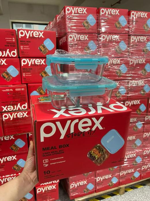 美国出口原单康宁2件套保鲜盒，1组2个，780ml一个，980ml， 商品图0