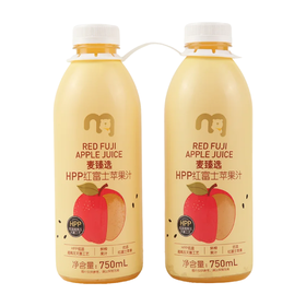 麦德龙 麦臻选 HPP红富士苹果汁 750ml*2