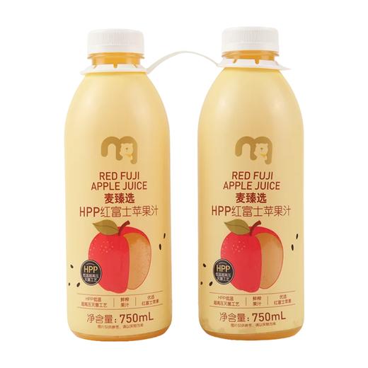 麦德龙 麦臻选 HPP红富士苹果汁 750ml*2 商品图0