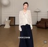380g天丝亚麻亮片香芋灰系带开衫 商品缩略图4