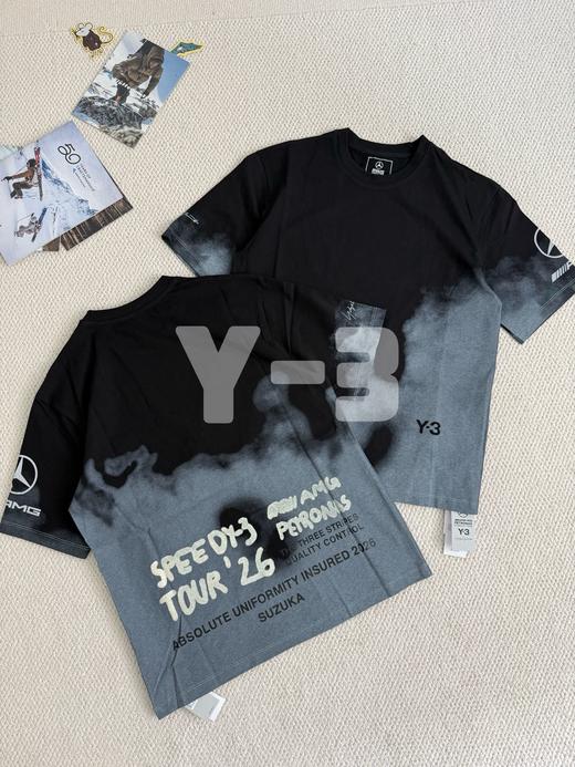Y-3山本耀司联名梅赛德斯-AMG PETRONAS F1车队短袖T恤 商品图3