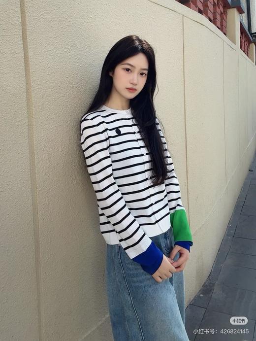 SEL*撞色条纹针织开衫 商品图14