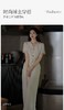 香y同款老钱风天丝亚麻短袖西装+西裤套装 商品缩略图5
