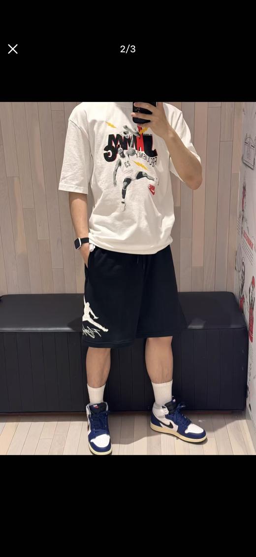 清仓付款减库存，Jordan耐克短裤男夏季休闲飞人印花宽松透气运动五分裤  打球短裤 商品图5