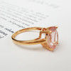 【天然正品】摩根石AU750玫瑰金镶天然约3.27克拉近全净体摩根石（爱情、好运）戒指14号（戒圈可改）060426NJT30 商品缩略图6