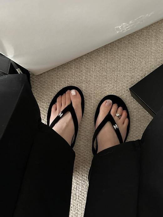小香丝绒人字拖 商品图1