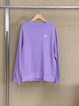 付款减库存，清仓耐克经典的 Sportswear Club 系列圆领卫衣BV2667      香芋紫卫衣