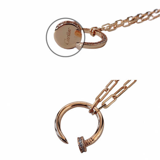 Cartier 卡地亚满钻钉子粗链项链！ 商品图5