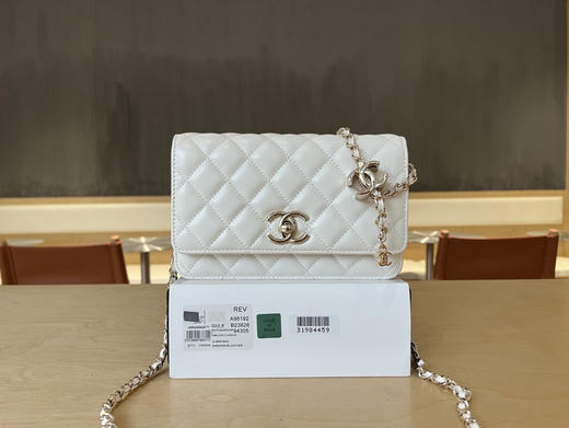 春季特惠💰980 原单香奈儿A96192 腋下挎包 24a大双C调扣节woc 商品图0
