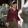 西子/宝相红莲19姆米桑蚕丝非遗红云纱提花百搭外套/WTTJ1151 商品缩略图0