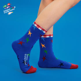 CryingCenterxKumpoo薰风联名2.0运动复古羽毛球棉袜 女款