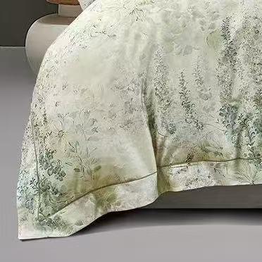 【店庆提前购】10楼恐龙天丝棉印花四件套  沐春  200*230cm/220*240cm   吊牌价2180-2280元   活动价499-599元 商品图2
