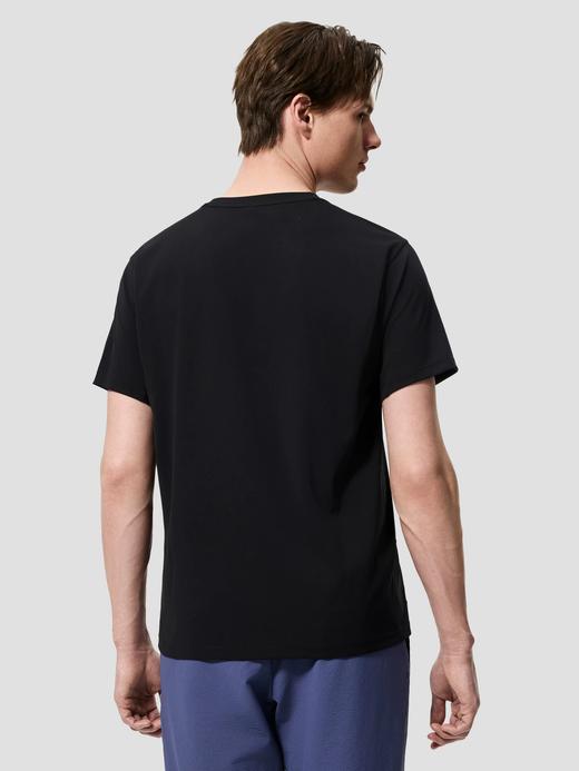 速干网球tee，户外运动半袖。圆领弹力会呼吸正肩短袖t恤E042768 商品图6