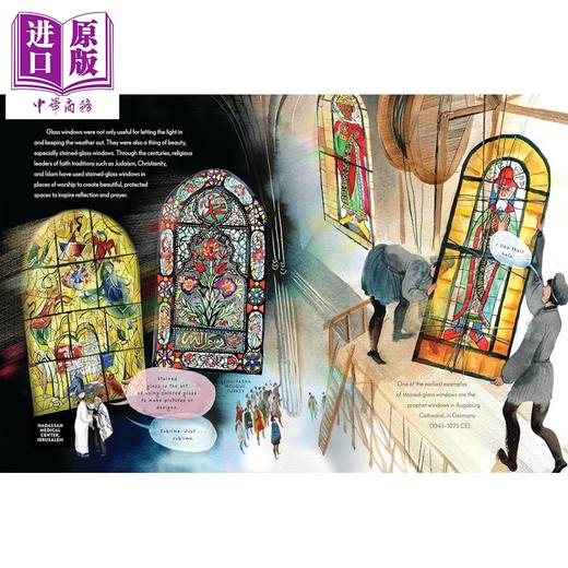 预售 【中商原版】透过玻璃看世界 Glass Looking In Looking Out 英文原版 儿童科普绘本读物 少儿百科 引人入胜 进口童书 精装 商品图2