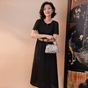 西子/空谷佳人25姆米桑蚕丝桑波缎非遗香云纱连衣裙/CQHY0338 商品缩略图4