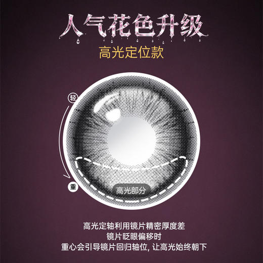 Kilala可啦啦人间色卡系列美瞳女日抛10片隐形近视眼镜旗舰店正品 商品图9