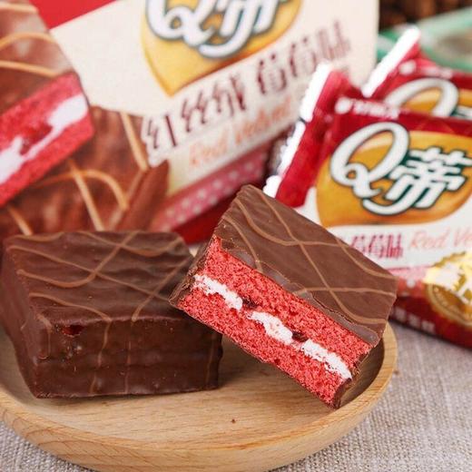 好丽友168g红丝绒莓莓味Q蒂派 商品图2