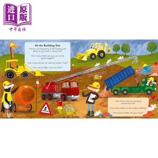 【中商原版】机关书 2册 车轮的百科+农场动物百科 英文原版童书 认知识物 纸板书绘本 翻翻书 亲子早教认知图画书 进口童书 商品图3