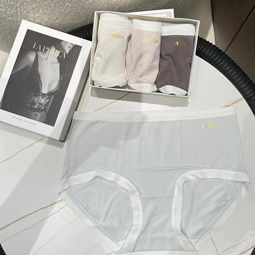 新品LP 100支奶皮舒适女内裤四条 商品图4