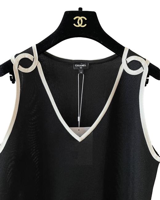 女款V领丝质针织背心he025 商品图2