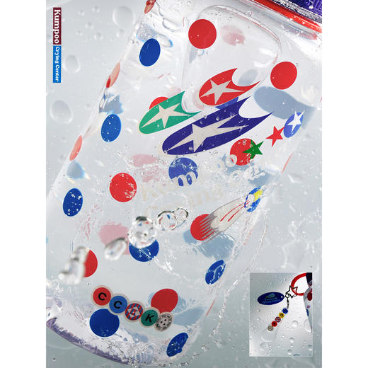 CryingCenterxKumpoo薰风联名2.0运动复古波点水杯中性款哭喊中心 商品图3