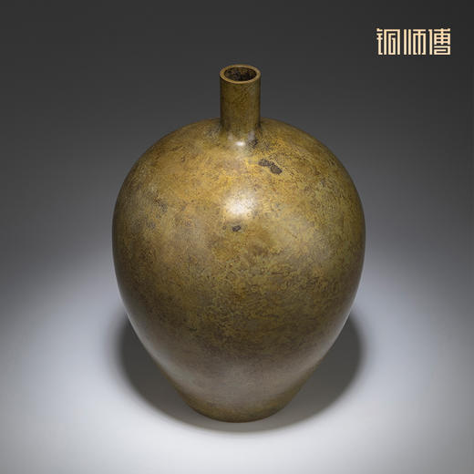 铜师傅 铜摆件《铜师傅铜器之九寸兰型》花瓶摆件客厅书房装饰品 商品图4