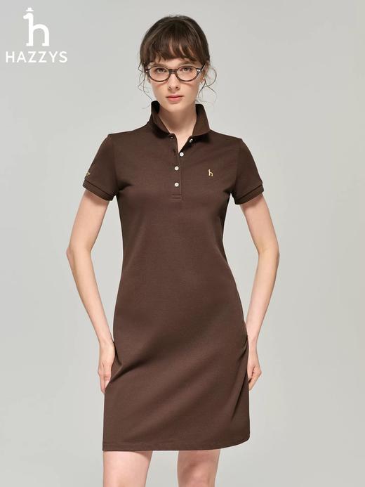 哈吉斯夏季女装时尚短袖POLO连衣裙 商品图1