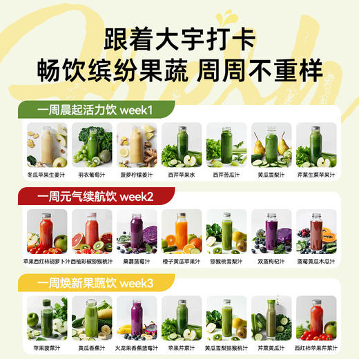 [屁侠推荐]不止榨汁更要破壁的大宇无线破壁榨汁机ZB15 轻食杯果汁杯 强劲动力 高纤果蔬细腻无渣 冰块直接打 果渣免滤免换盖可直饮 容量500ml 商品图4