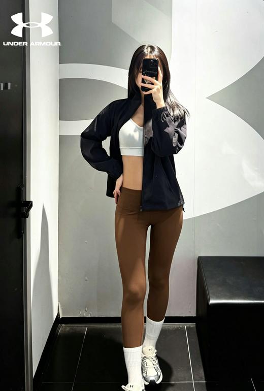 【好物直降】安德玛UA 女士Meridian百搭柔感瑜伽紧身九分裤1382525-253 商品图0