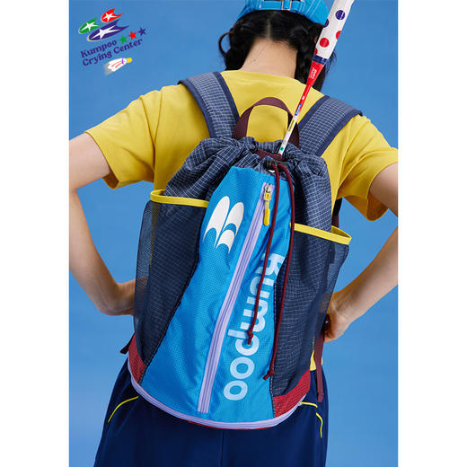 CryingCenterx薰风联名2.0拼色多功能羽毛球束口包双肩包哭喊中心 商品图0