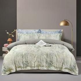 【店庆提前购】10楼恐龙天丝棉印花四件套  沐春  200*230cm/220*240cm   吊牌价2180-2280元   活动价499-599元