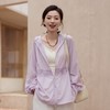 西子/轻氧5防黑科技凉感蕾丝抽绳连帽透气衣/WTXS0732 商品缩略图1