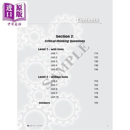 预售 【中商原版】加拿大课程练习册 数学高级全攻略 7年级 数学应用题 英文原版 Popular  Advanced Complete MathSmart Grade 7 商品图2
