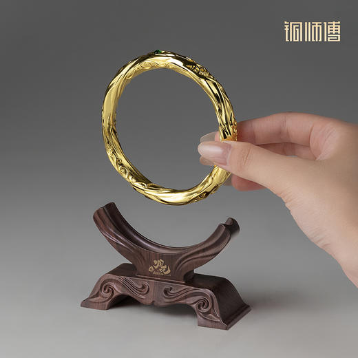 铜师傅 正版授权《哪吒之魔童闹海》乾坤圈 潮玩铜摆件 哪吒周边 商品图4