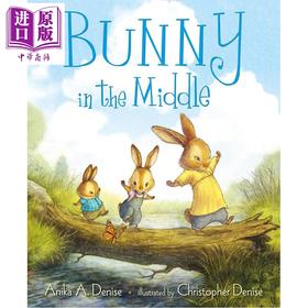 【中商原版】排在中间的兔子 Bunny in the Middle 英文原版 儿童绘本 图画故事书 讲述在兄弟姐妹中排行中间的故事 进口童书