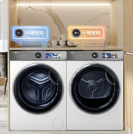 海尔（Haier）洗烘套装 XQG100-BD14386WLU1+HGY100-F386WU1 商品图4