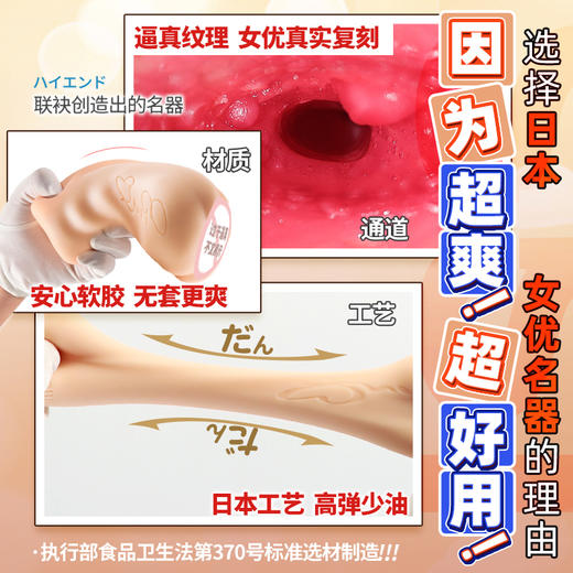 WILDONE 筱田优日本女优名器飞机杯倒模名器 商品图3
